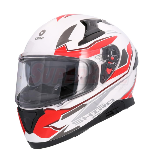 CASCO KATANA SHARP WHITE RED CASCO KATANA SHARP WHITE RED